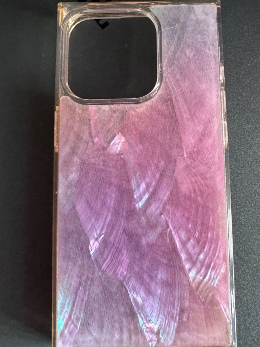 SQUARE by Flaunt Pink Mother of Pearl iPhone 15 PRO Case